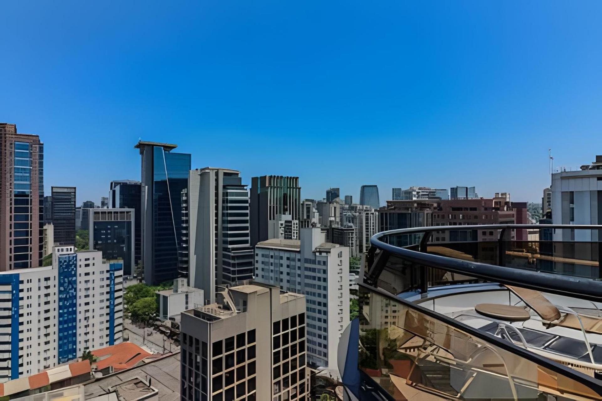 Flat Particular Dentro Do Hotel Executive Transamerica Faria Lima! 圣保罗 外观 照片