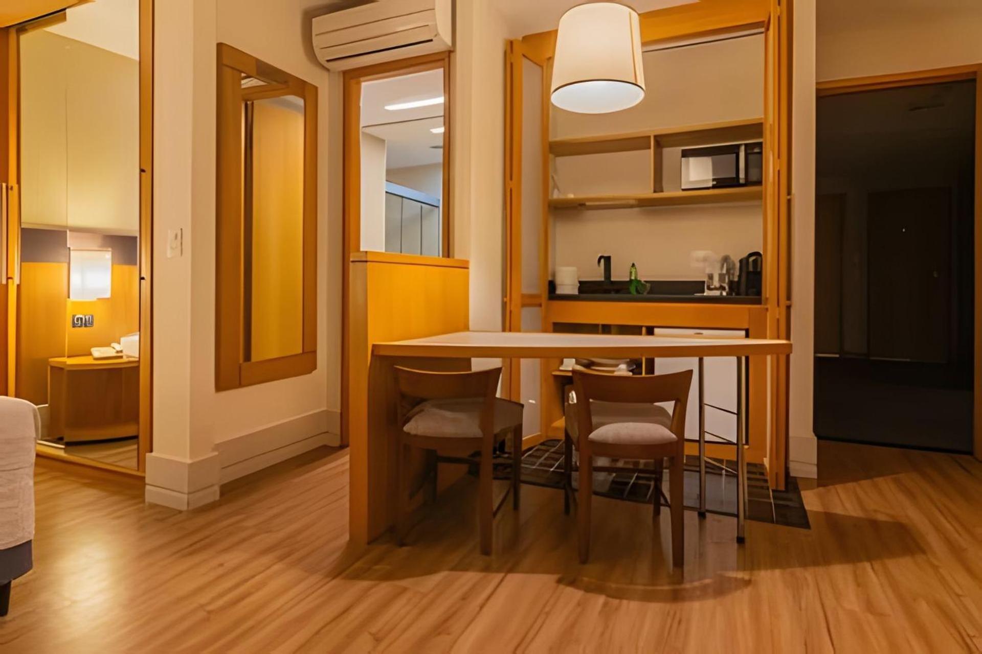 Flat Particular Dentro Do Hotel Executive Transamerica Faria Lima! 圣保罗 外观 照片